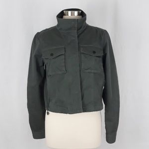Athleta Green Cropped Jacket Medium